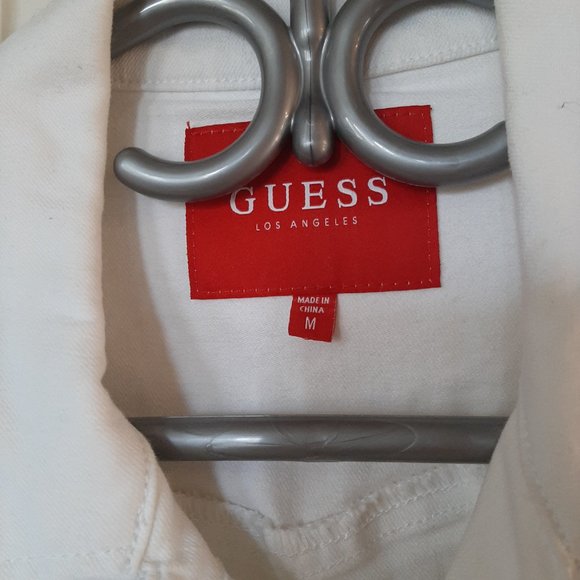 GUESS white denim jacket - Picture 6 of 8